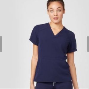 figs flores peplum top